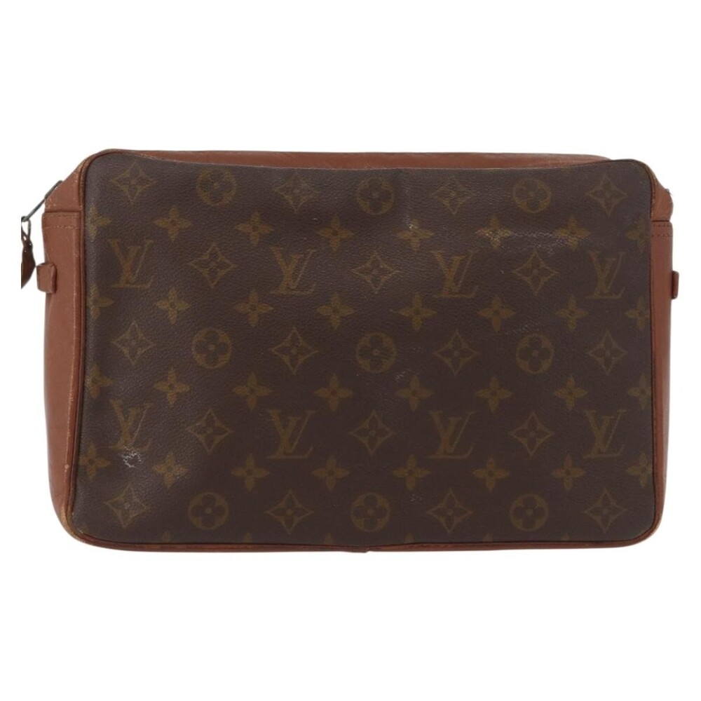 Louis Vuitton Monogram Sac Bandouliere Shoulder Bag Brown